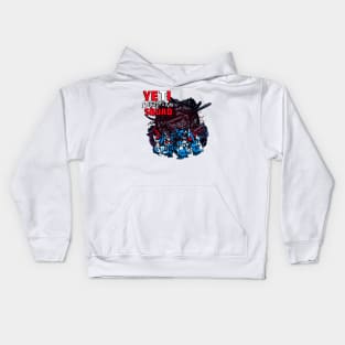 YETI Beatdown Squad (Half Text - Blue and Red) Kids Hoodie